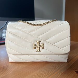 Tory Burch Kira Chevron Mini Bag - New Cream Color